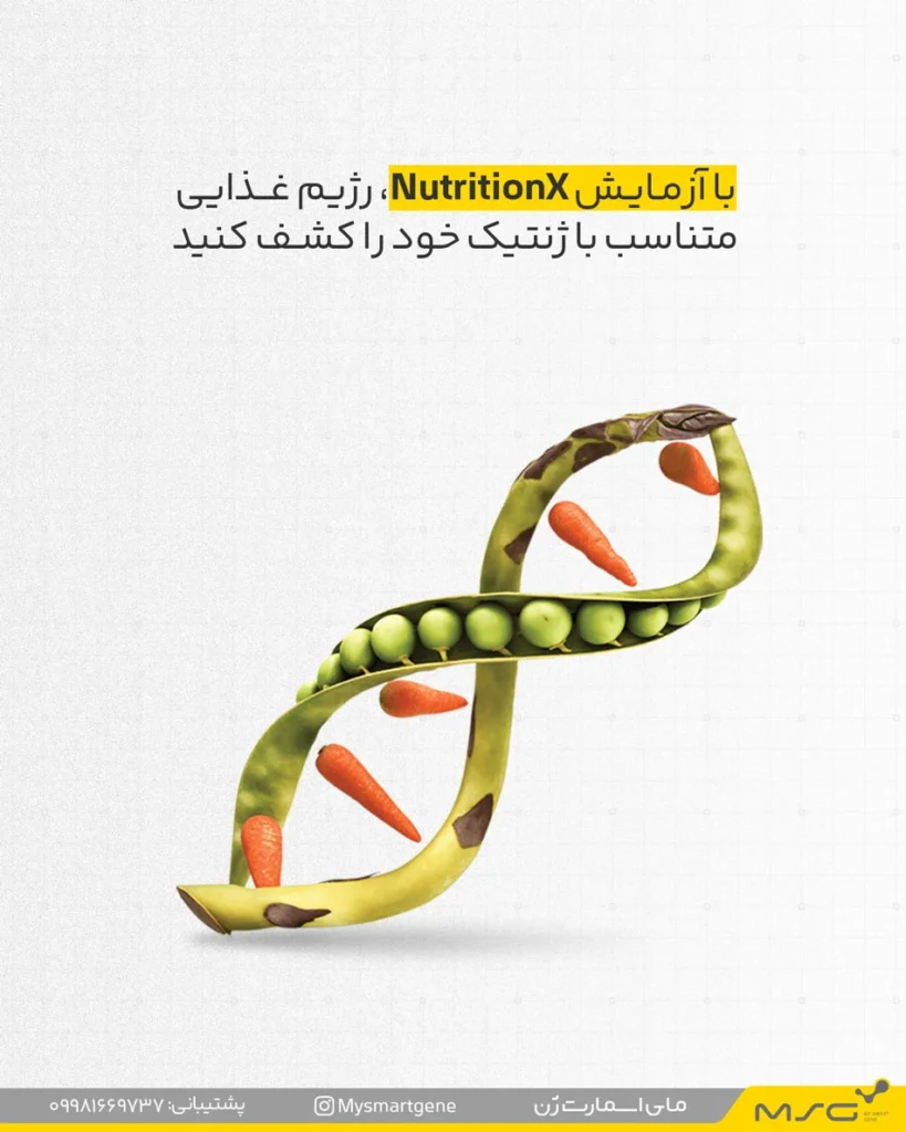 با آزمایش NutritionX، نیازهای ژنتیکی تغذیه‌ای خود را بشناسید