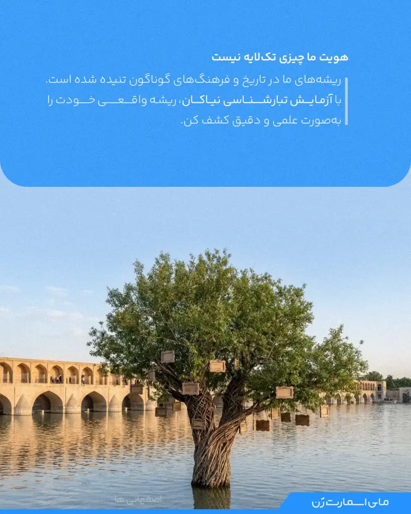 بنر تست تبارشناسی نیاکان